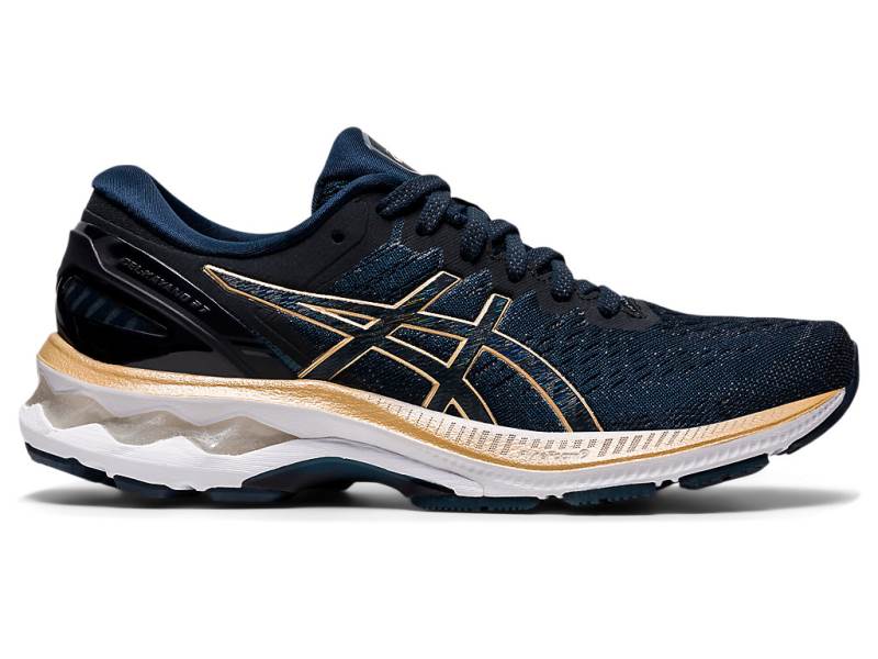 Dámské Běžecké Boty Asics GEL-KAYANO 27 Tmavě Blankyt 17086RHUQ